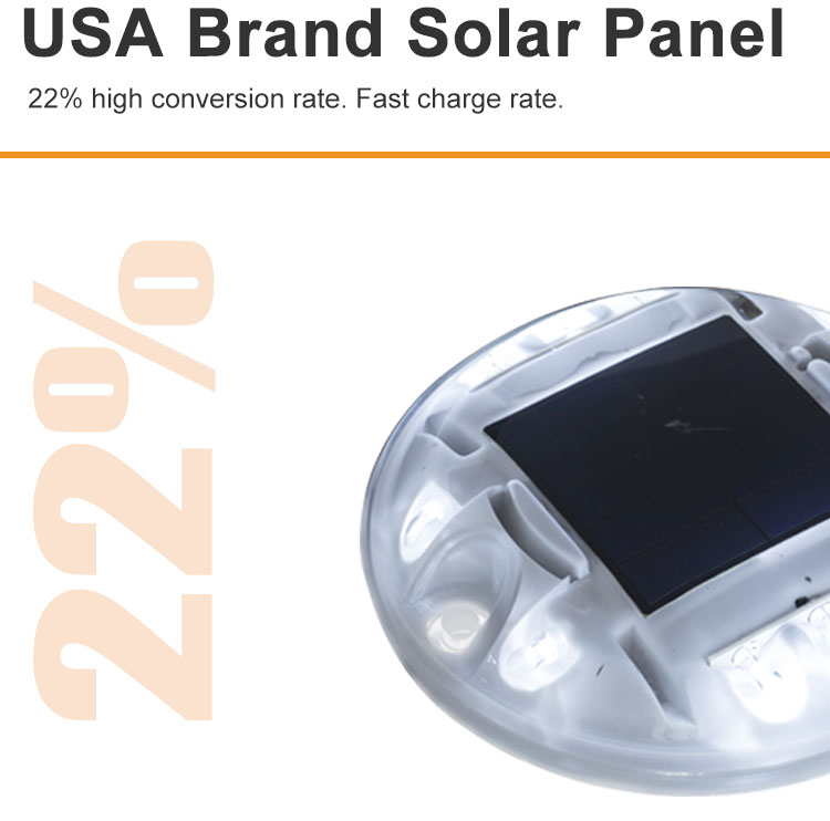 Promotion Rechargeable Roadway Safety Abs Plastic Pathway Light Led Solar Cat Eye Road Stud