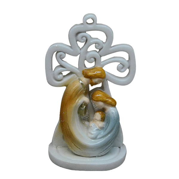 Resin Holy Family Religious Catholic Figurines Ceramics Crafts Wholesale Factory Custom Design