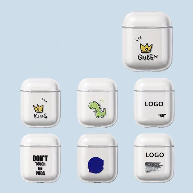 Прозрачный персонализированный Новый Прозрачный чехол для Airpod Pro PC, чехол для наушников, аксессуары для футляра Airpods