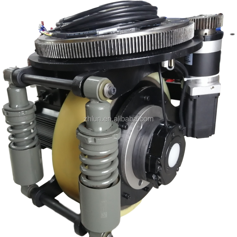 Customization 2000kg Load Electric Drive Wheel Polyurethane Rubber Hub Motor
