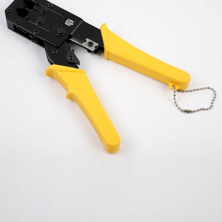 Yellow Black 2 In 1 Network Crimping Tool Stainless Steel