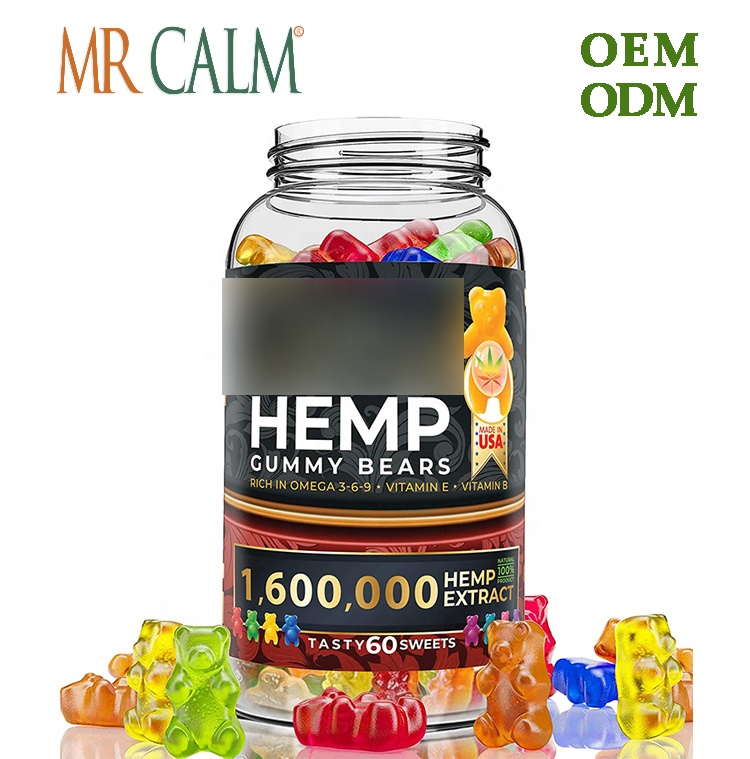 Gummies CBD с маслом CBD натуральные Gummies конопли CBD Gummies большие добавки для боли тревога стресс спокойное настроение