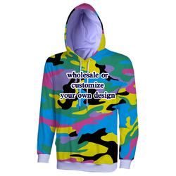 Men's Customized Hoodie Print Logo For Men New Design Hoodies OEM Factory Wholesale Sweatshirt Sublimation 3D Printed Oversized