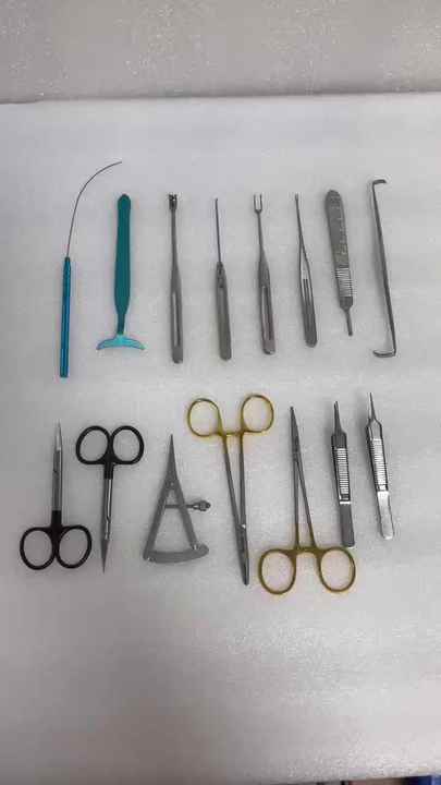 Dual Life Instruments Baitang Medical Double Eyelid Instruments Set with Surgical Scissor ...
