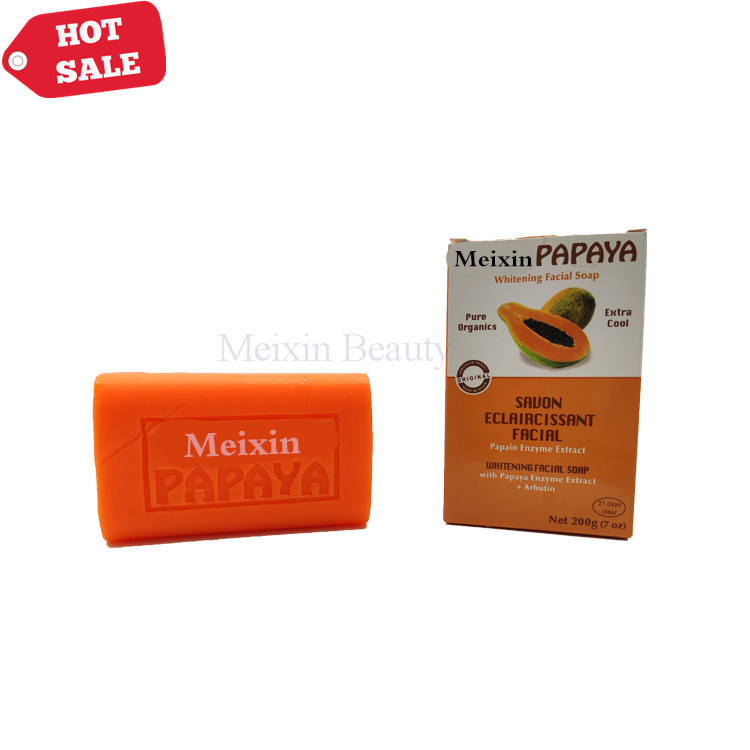 Органическое Отбеливающее мыло для кожи с фирменной торговой маркой, Отбеливающее мыло с папайей и койевой кислотой
