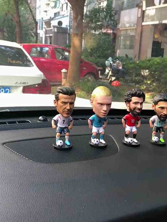 3D Custom Plastic Mini Head Big PVC Toy Football Soccer Starz Mini Player  Action Figurine Football Lifelike Figures