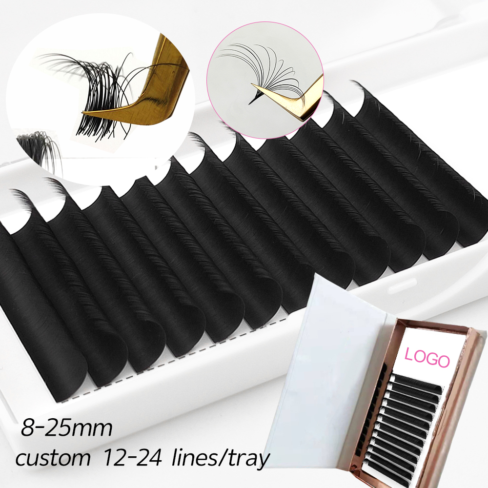 Накладные ресницы Abonnie las 0,03, 0,05, 0,07, шелковые матовые черные накладные ресницы, 3d русский объем, норковая пепельница