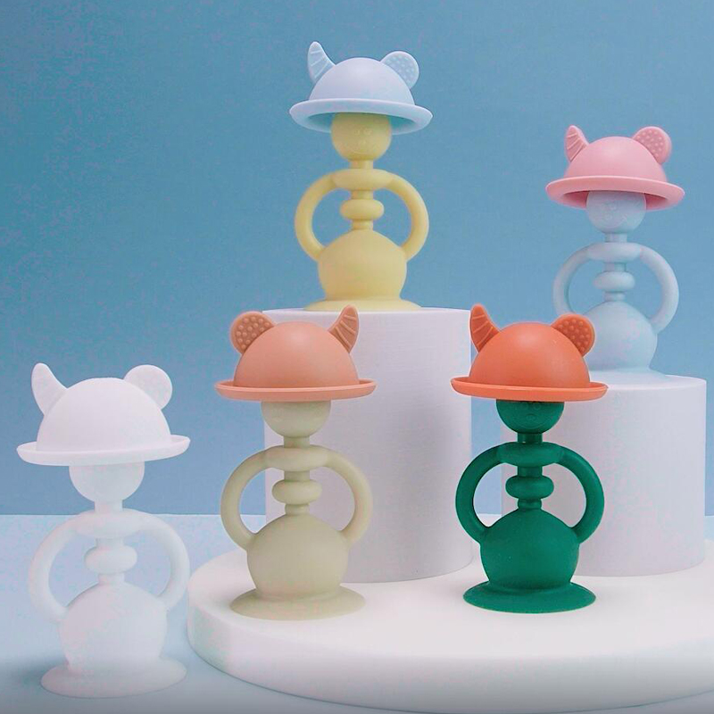 Для пугало детский Прорезыватель для зубов Мягкие Силиконовые Прорезыватели для зубов погремушка подарочный набор грызунок