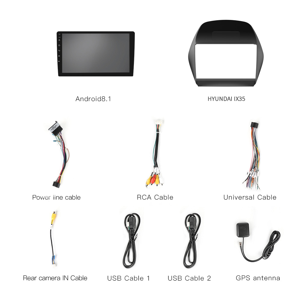 9 Inch IPS Screen Auto Radio For Hyundai IX35 GPS Navi Audio Video Player Multimedia Wifi Car Radio Video