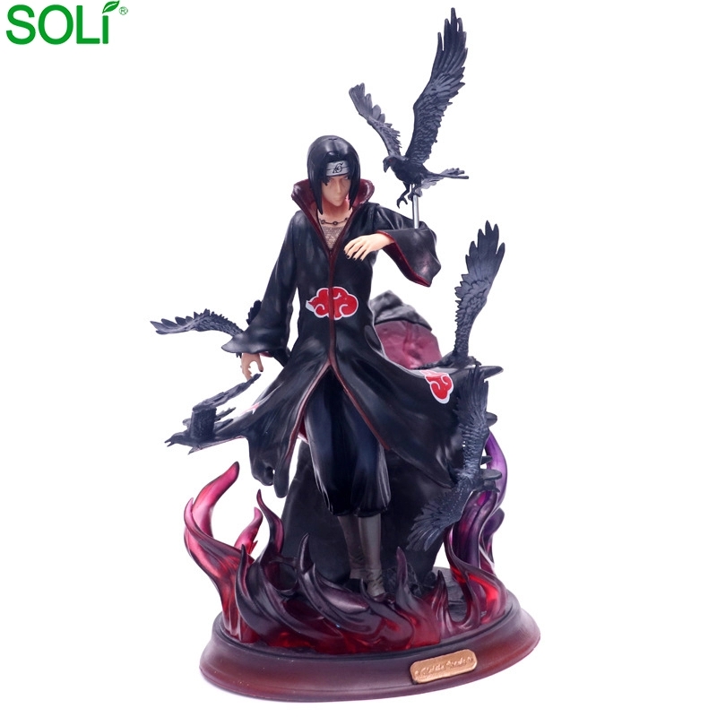 2020 16cm Naruto Shippuden Uchiha Sasuke/&Uchiha Itachi 2pcs//set New PVC Figure