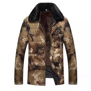 Outdoor mens Army Softshell Jacket camo down jacket