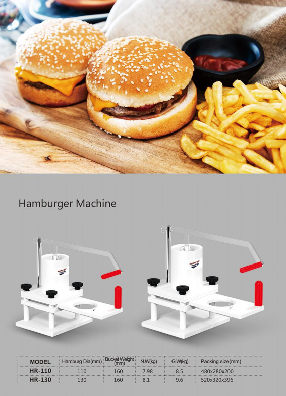 工業用マニュアルミニバーガーパテ製造ミキサー機ハンバーガーパティ
