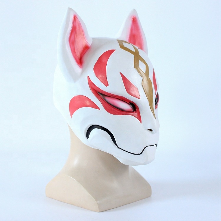 Latex Fox Mask Adult Size Full Face Realistic Animal Head Mascot Mens Womens NEW