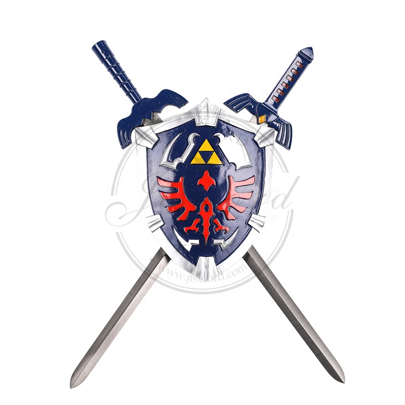 Legend of Zelda Hylian Shield with Sword Arrows Necklace Costume Cosplay Metal