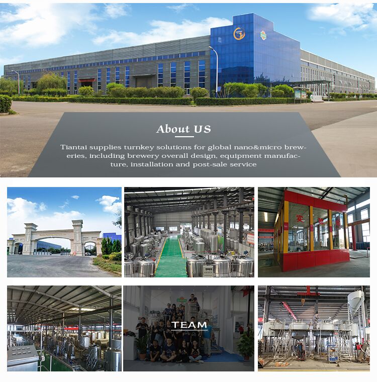 TIANTAI commerical 500L 4 vessel brewhouse steam heating manual brewery equipment for sale