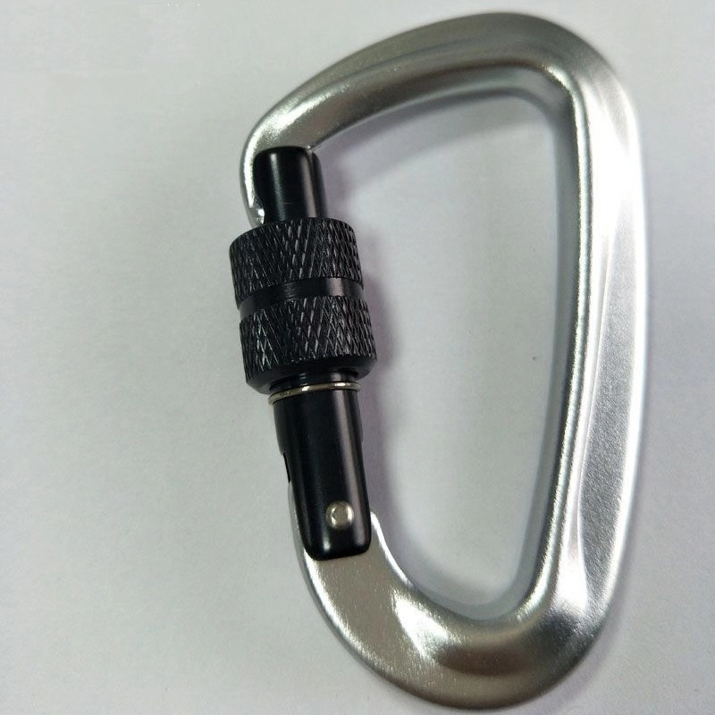 d 形自动锁定弹簧弹簧钩卡钩带螺丝 - buy high quality carabiner