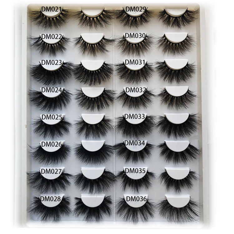 DM021-036 дешевые метка частного назначения 3D 5D искусственной норковые ресницы из мягкой натуральной шелковые ресницы изготовленный на заказ ПДГР волос ресницы