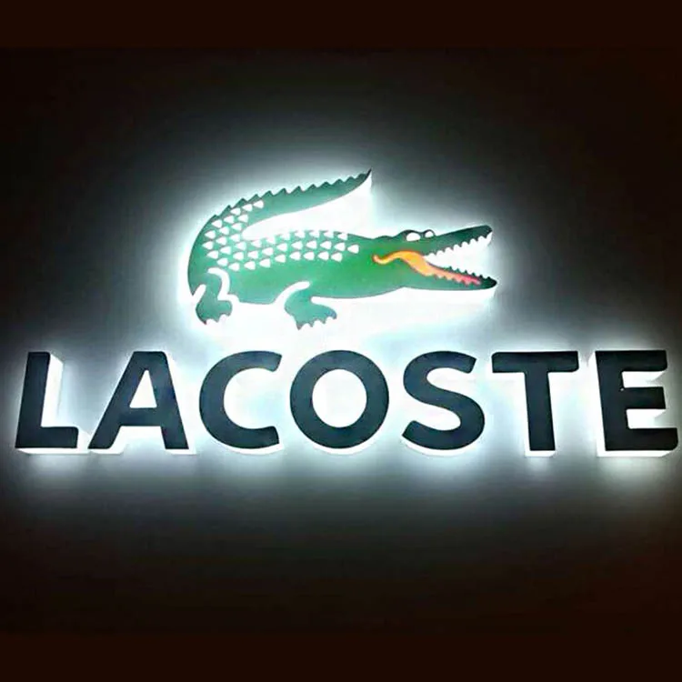 3D Illuminated Signboard Fashion Store Backlit Logo Letter Advertising Sign