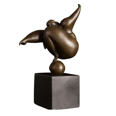 现代大型抽象金属青铜人体雕塑用于花园装饰抽象人体雕塑