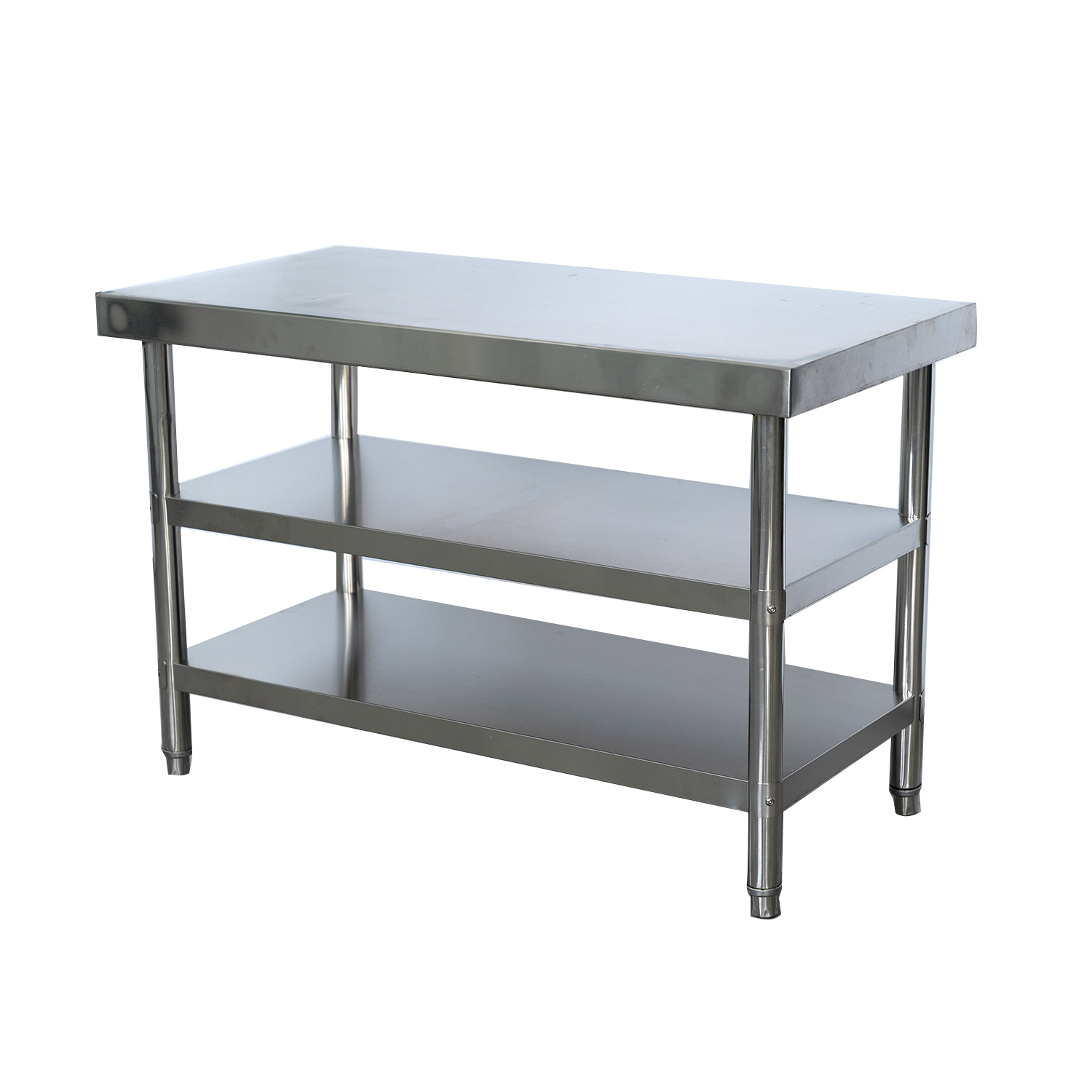 Commercial 16 Gauge All Double Layer Stainless Steel Work Table For Kitchen Buy Double Layer Stainless Steel Work Table Stainless Steel Work Table Kitchen Workbench Kitchen Table Product On Alibaba Com