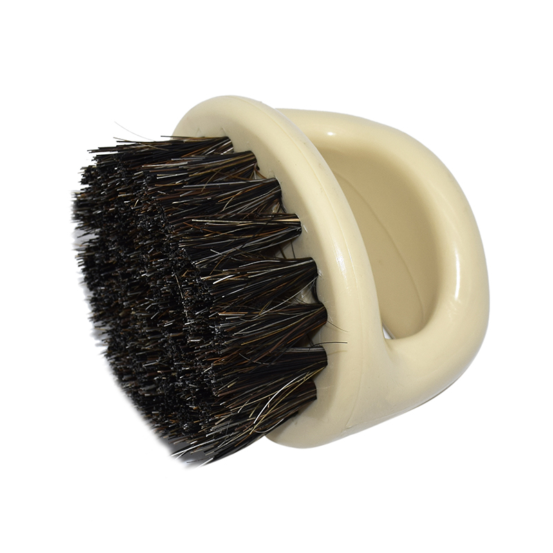 Ring Design Horse Bristle Men Shaving Brush Plastic Portable Barber Beard Brushes Salon Face Cleaning Razor Brush