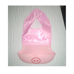 Design printing personalized animal waterproof Bpa silicone baby bib