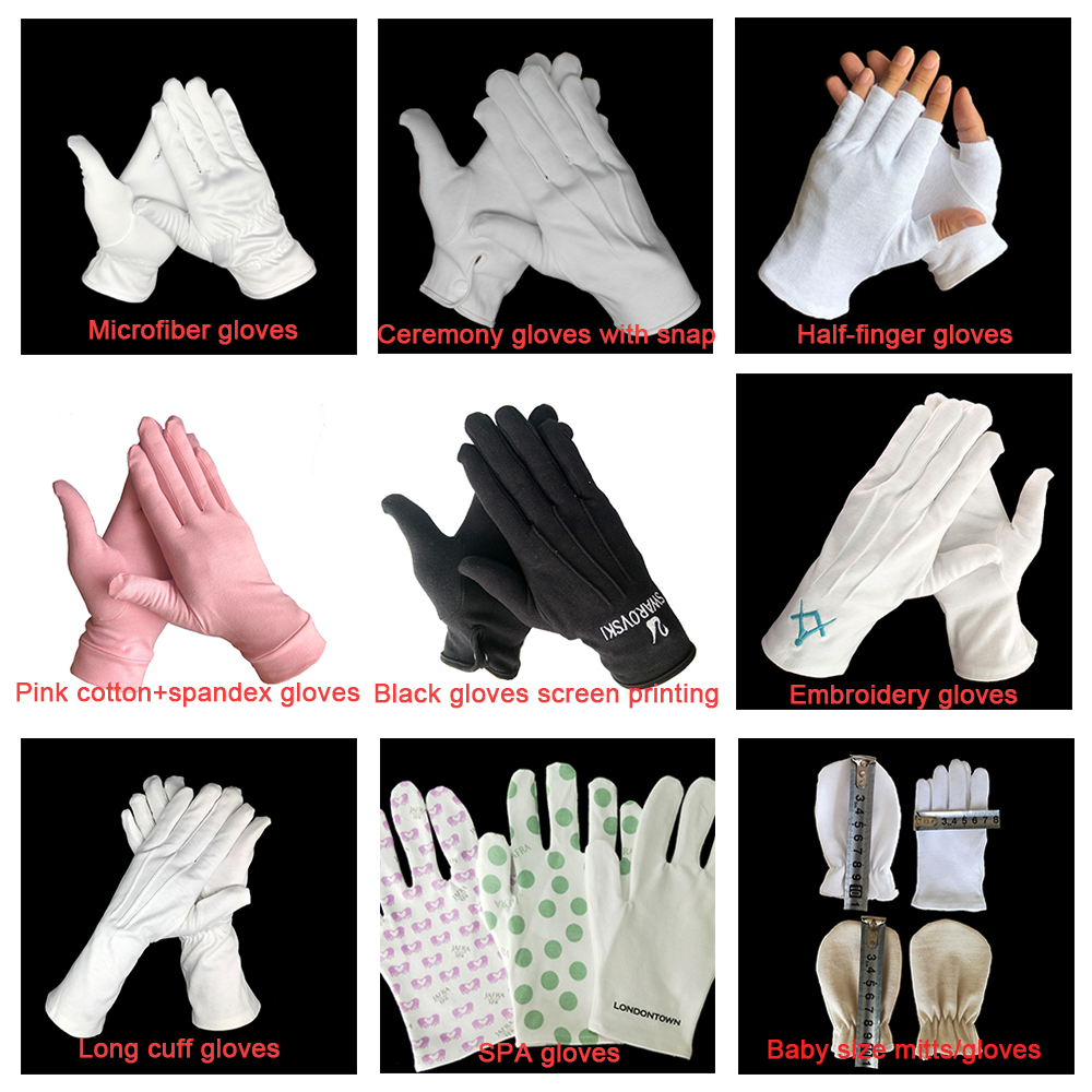 baby cotton gloves with fingers