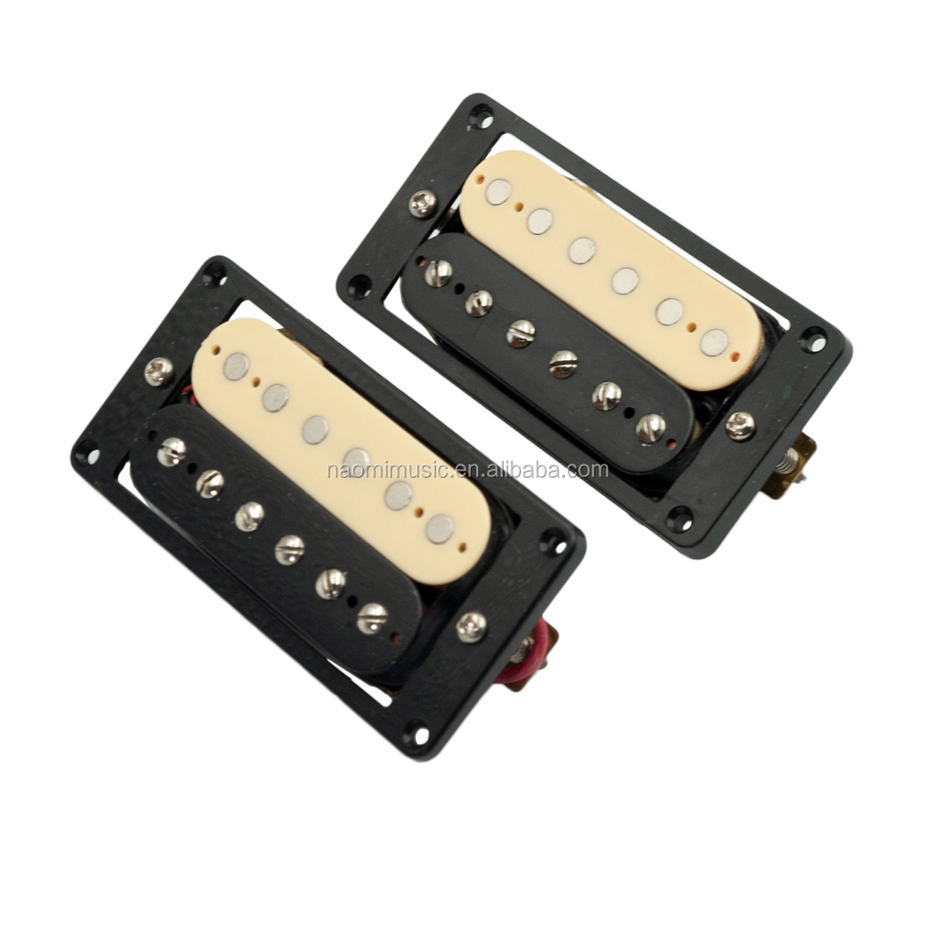 Durable Black Zebra Faced Double Coil Guitar Pickup - Oem