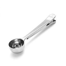 Professional 2020 new stainless steel coffee measuring spoon with bag clip