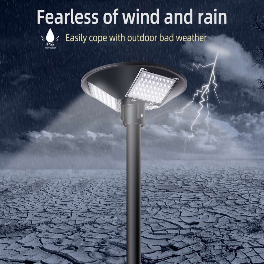 LED solar UFO garden  light  IP65 aluminum