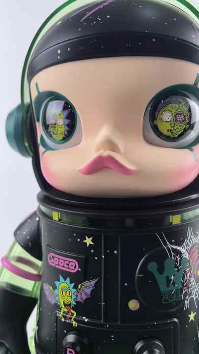 POP MART MEGA SPACE MOLLY 400% Rick and Morty Figure with PVC ABS