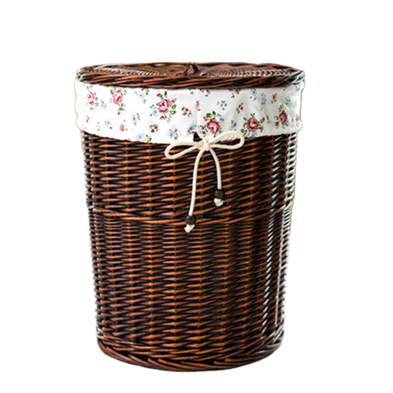 Изящная ивовая корзина для хранения вещей двух размеров