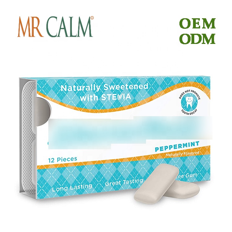 КБР жевательная резинка частная этикетка поддерживает снятие стресса тревога и освежает дыхание КБР Gummies оптом