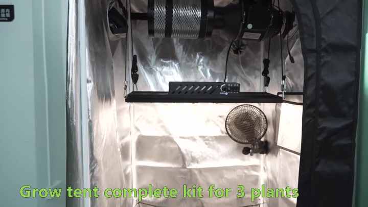 Best Choice 3 Plants Grow Box Kit 60X120X180cm Plant Growing Tent Set ...