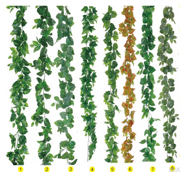 Завод SJZJN, оптовая продажа, 180 см, искусственный плющ, листья, настенные Подвесные Растения