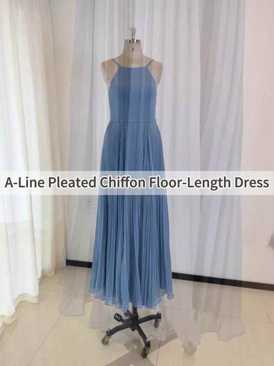 TEENYEE Charm Leg Slit Halter Royal Steel Blue Bridesmaid Wedding Dresses Maid of Honor Dresses for Weddings TEENYEE Charm Leg Slit Halter Royal Steel Blue Bridesmaid Wedding Dresses Maid of Honor Dresses for Weddings