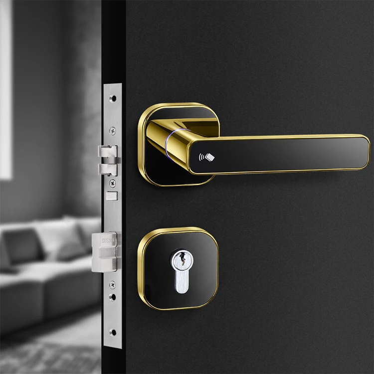 Special cylinder collar design rfid electronic card key hotel door lock