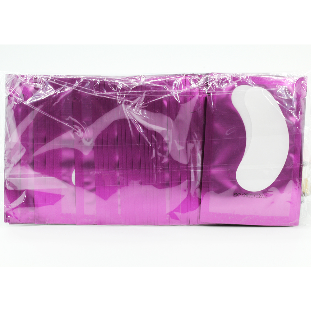 Лидер продаж, гелевые накладки для глаз для наращивания ресниц, безворсовые ресницы