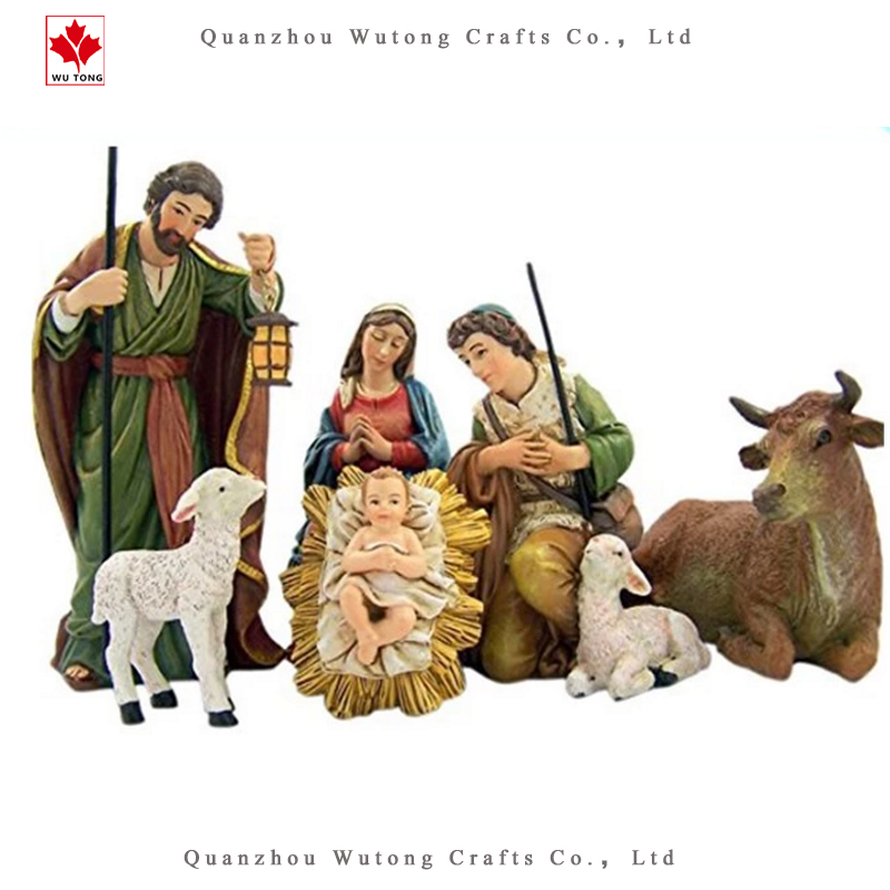 Рождественские фигурки религиозных персонажей из смолы оптом