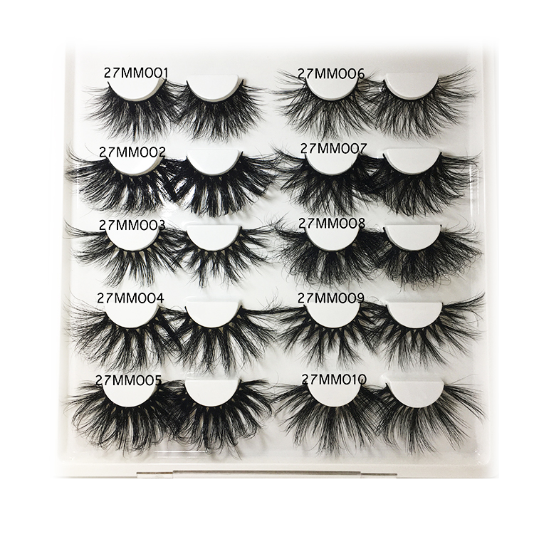 Ресницы из натурального меха норки, 27 мм, 100% мм, 27 мм