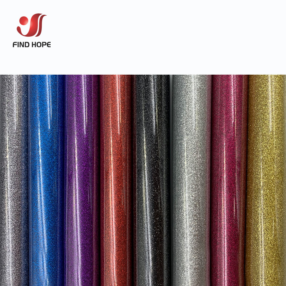 20 см * 50 см блеск теплообмена винил гладить на HTV футболка текстиль тепла пресс Cricut пленка