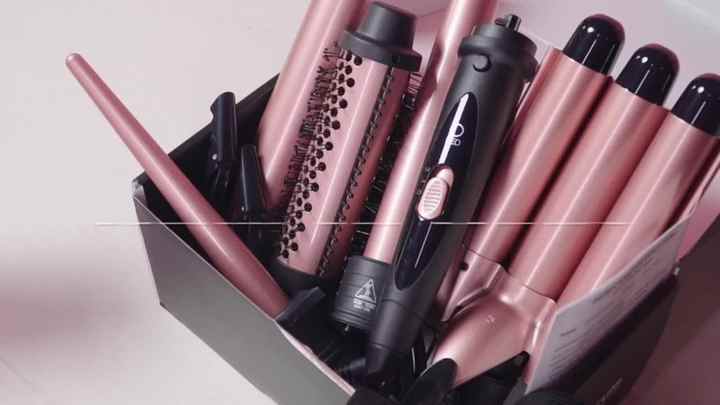 Hot Selling Customized Box and logo Hair Curler Hair Curling Iron