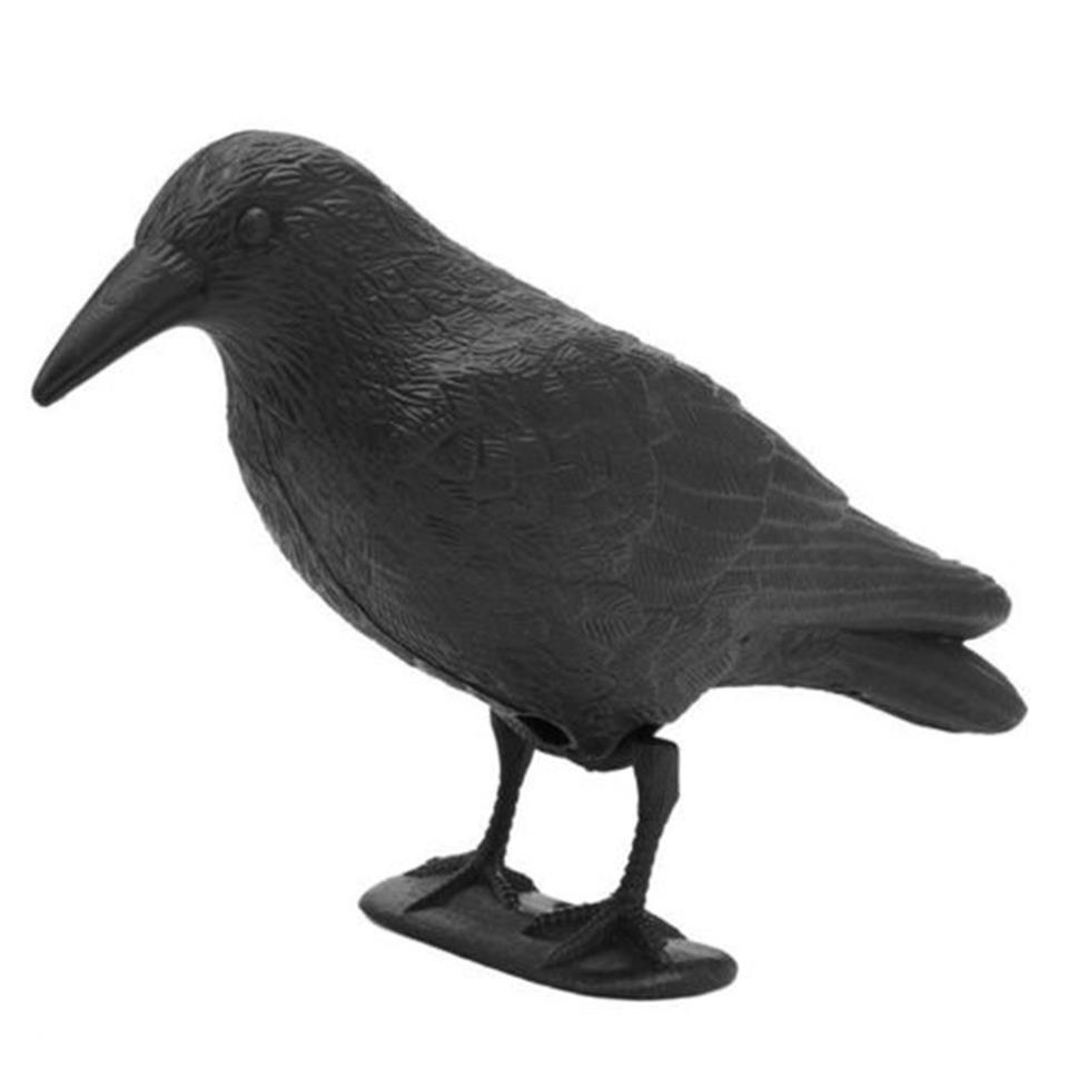Искусственная черная ворона, приманка для стрельбы, охоты, приманка, пластиковый ландшафт, садовое украшение, летающий ястреб, приманка, Отпугивание птиц