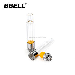 Wholesale ceramic coil 0.5ml 1ml glass cbd vape cartridge No leaking metal free