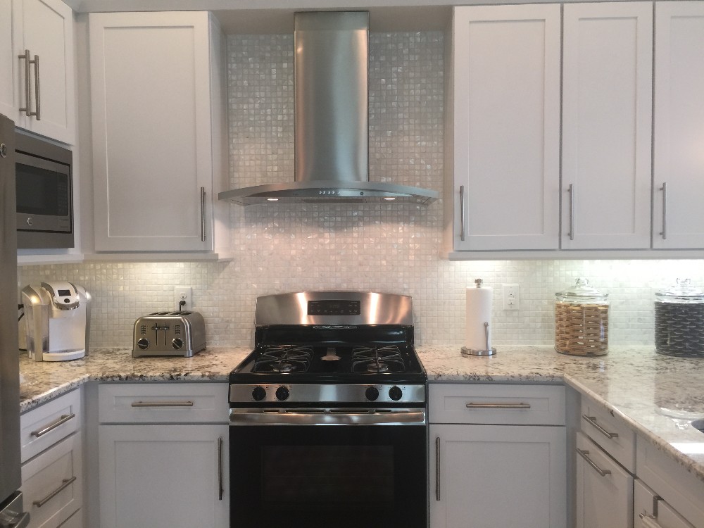 Nature Shell Mosaic For Bathroom Wall&Floor, Real Colored Mother of Pearl Shell Mosaics