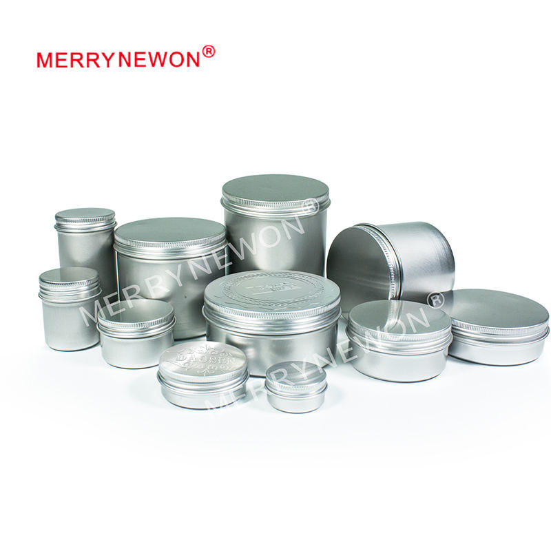 24 X Steel Round Tin s 50g Screw Top Lid Storage Beard Lip Balm Empty -