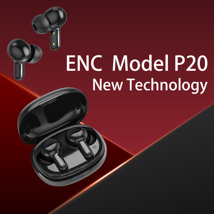 Smart ENC Wireless Earbuds With Microphone IPX5 Waterproof