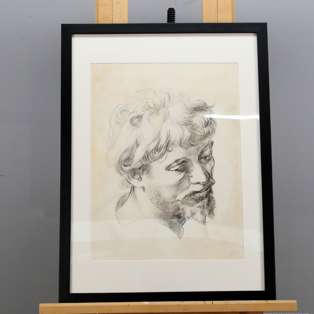 自定义素描风景和肖像铅笔绘图在纸上