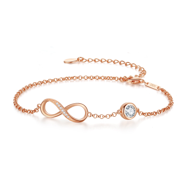 AAA Gems Women Gold Chain Link Bracelet 18K Solid Yellow Gold Fashion Design 1 Carat Moissanite Diamond Bracelet with GRA