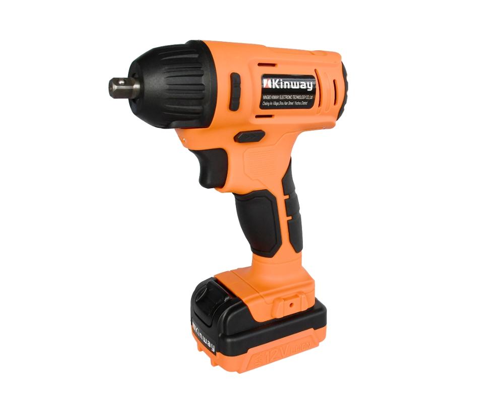 12V Аккумуляторный ударный ключ, дюймовый стандарт бытовой электросети гаечный ключ со светодиодным источником света беспроводной ключ с храповым механизмом